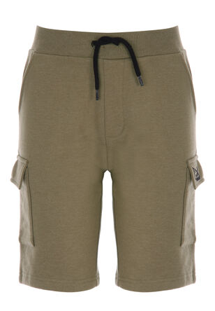 Older Boys Khaki Cargo Shorts with Pockets