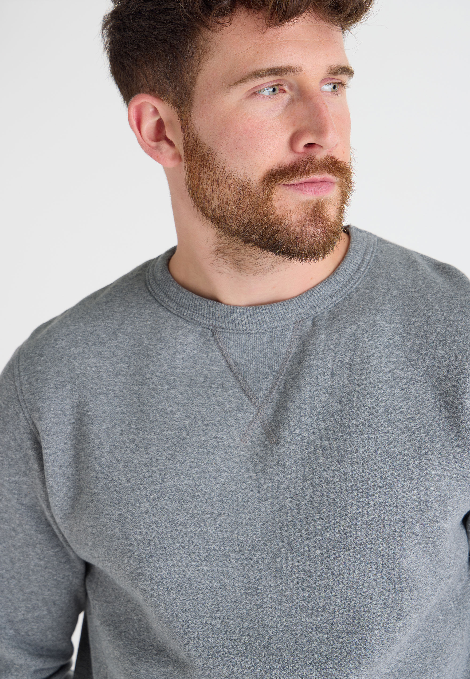 Plain grey sweatshirt clearance