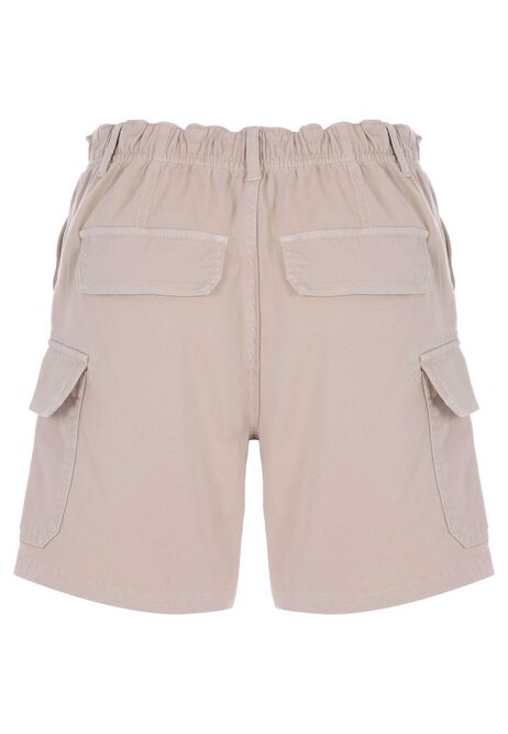Womens Stone Cargo Shorts
