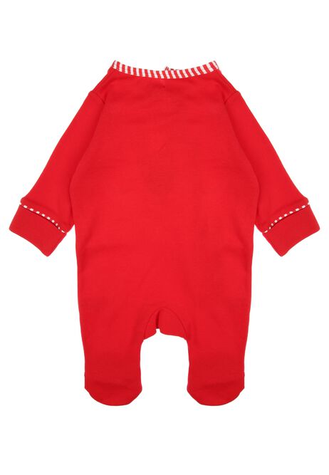 Baby Red Rudolph Christmas Sleepsuit