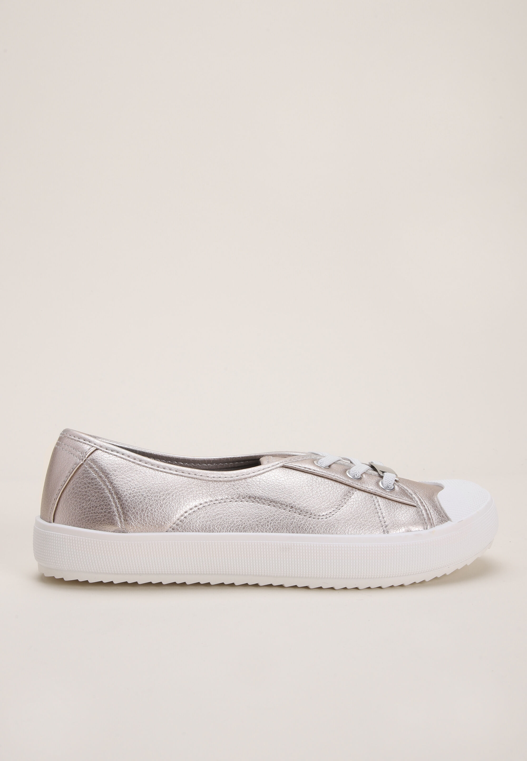 Womens metallic sneakers top