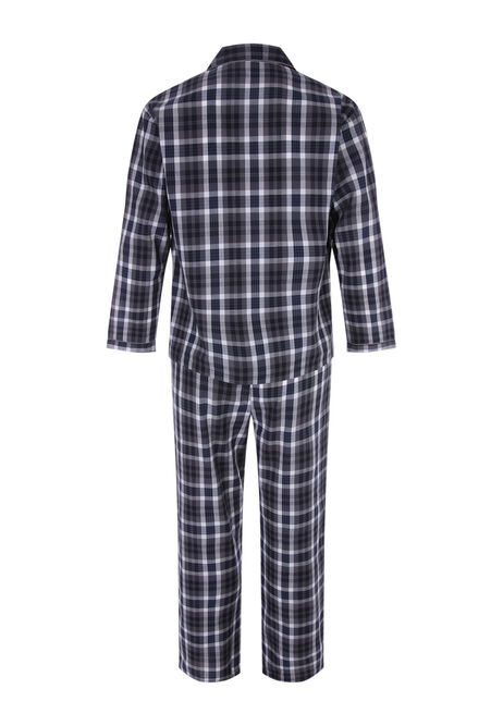 Mens Grey Check Pyjama Set
