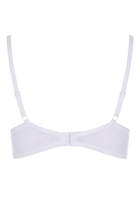 Womens White Lace Unlined Bra