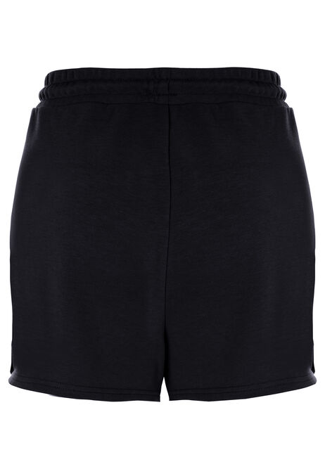 Womens Black Sweat Shorts