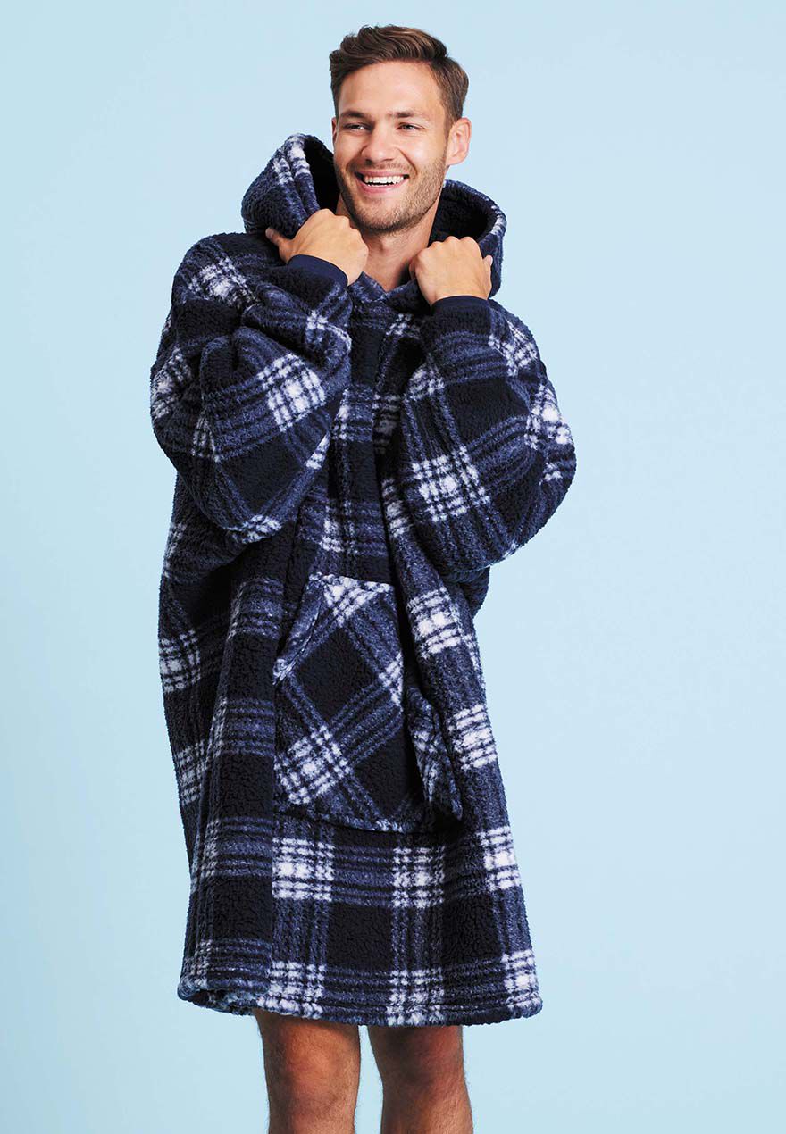 Unisex Men Ladies Oversized Hoodie Plain Snuggle Blanket Super Soft Warm  Fleece | Fruugo BH