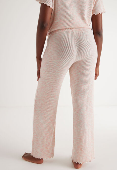 Womens Pink Space Dye Printed Bottoms