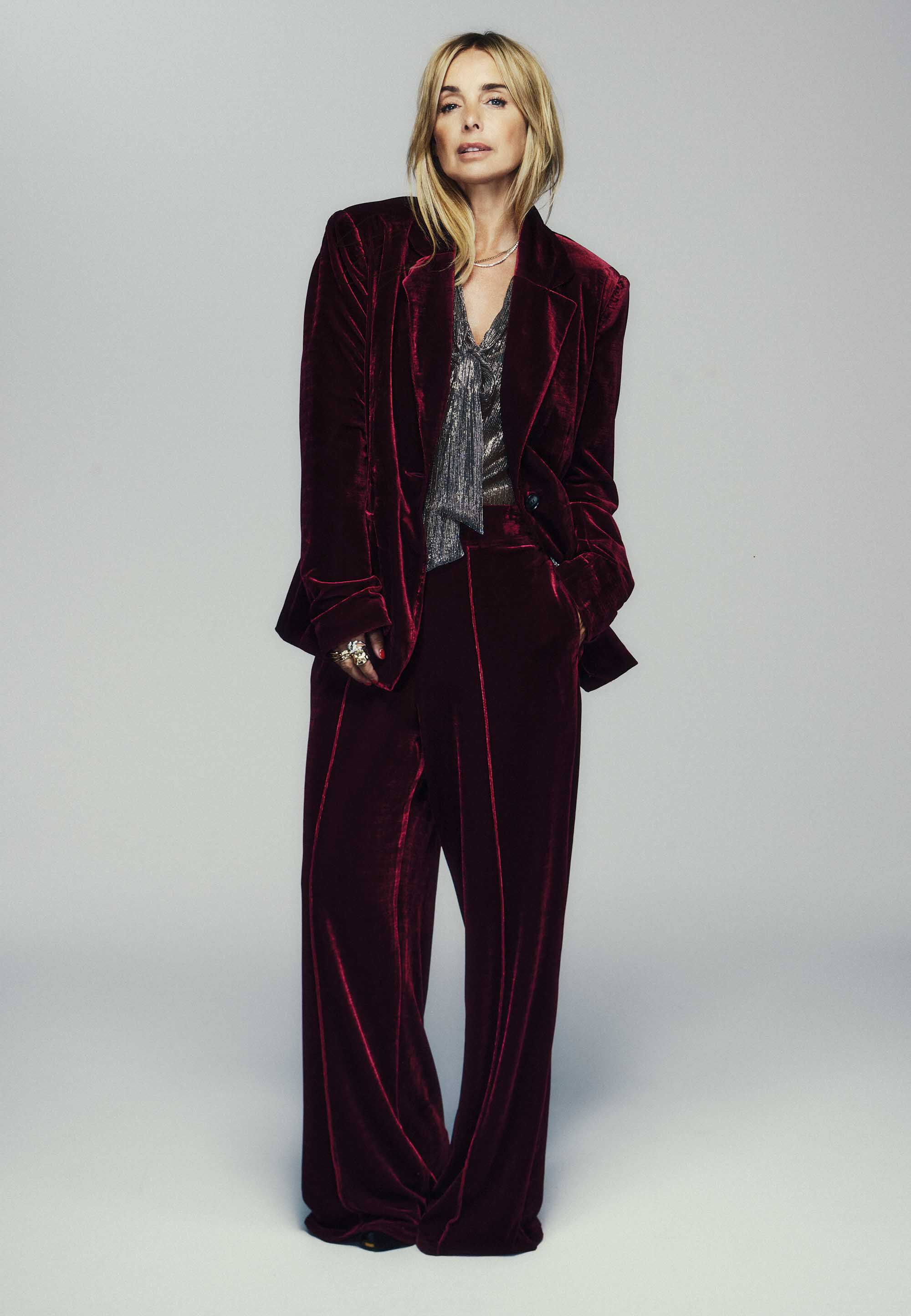 Womens Burgundy Velvet Premium Blazer Jacket Peacocks