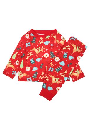 Baby Red Novelty Christmas PJ Set