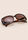 Womens Brown Tortoiseshell Large Sunglasses