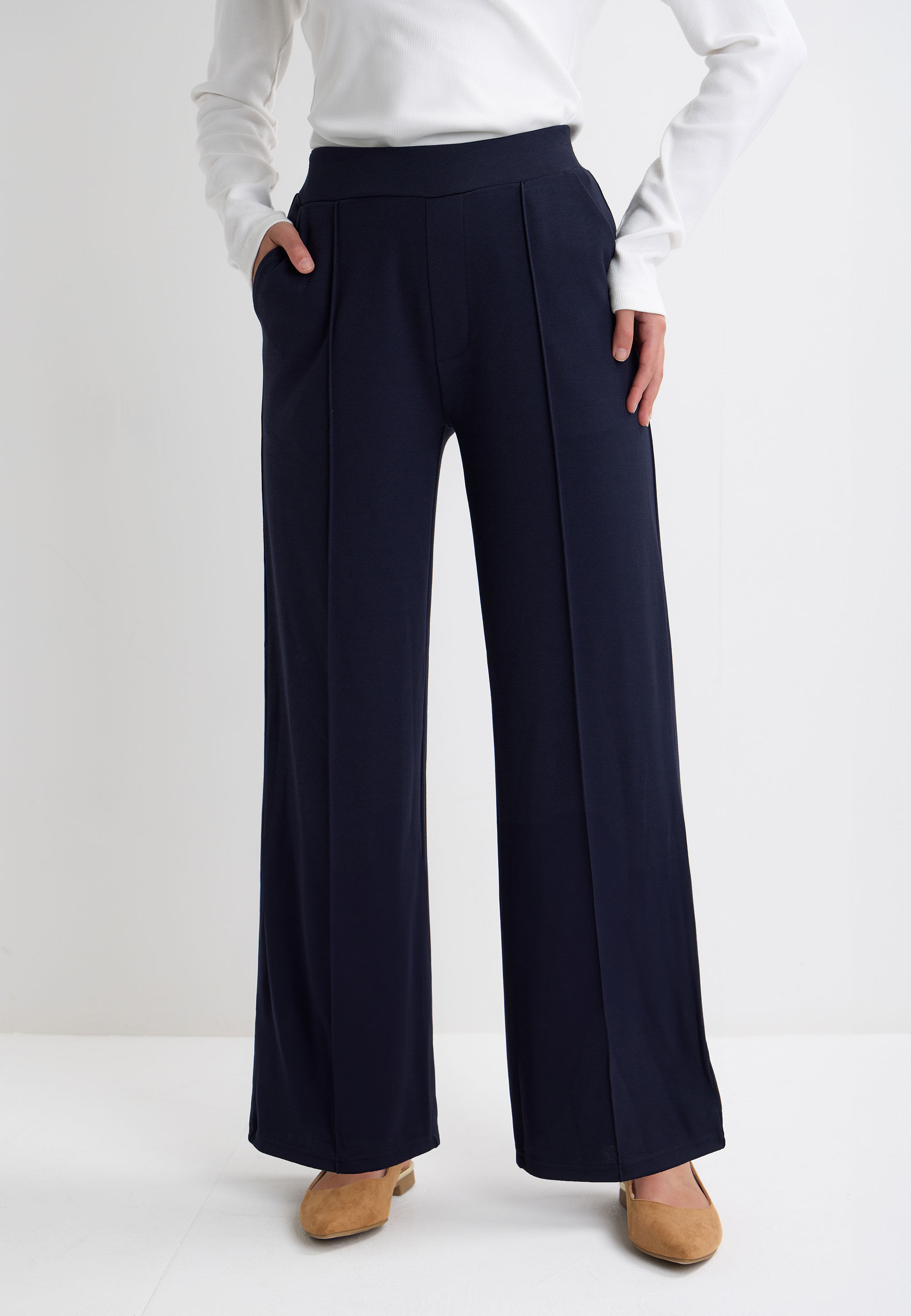 Women s Wide Leg Trousers Peacocks
