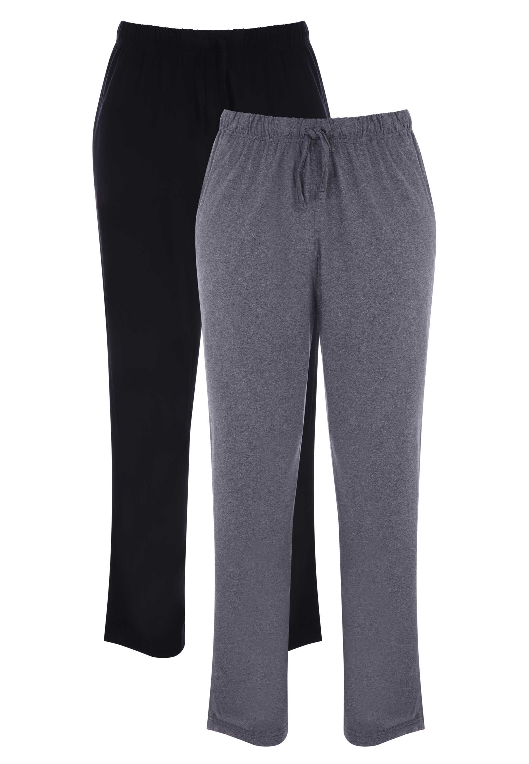 Black jersey pyjama bottoms deals