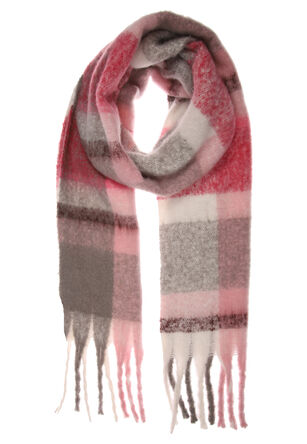 Womens Pink Heavy Weight Scarf