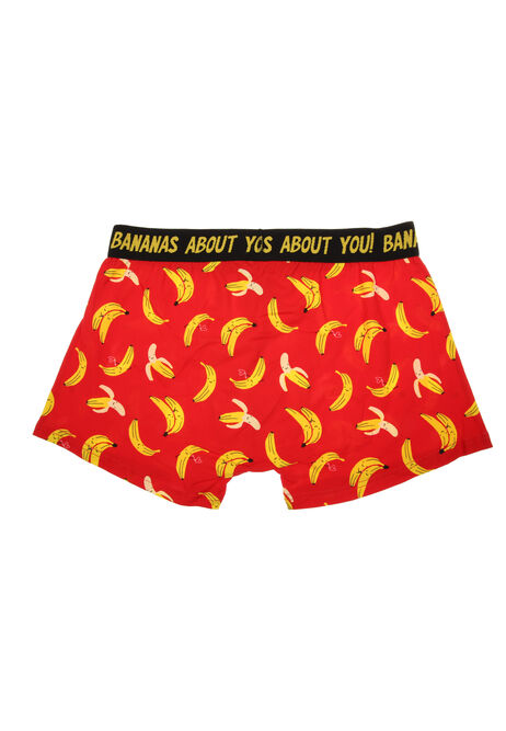 Mens Red Valentines Banana Boxers