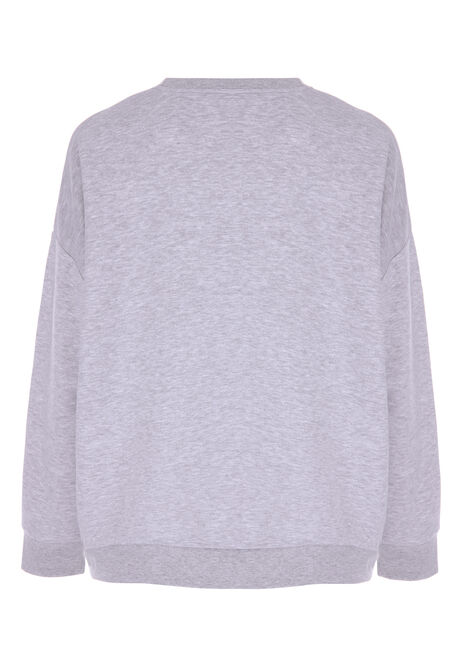 Womens Grey Chicago Sweatshirt