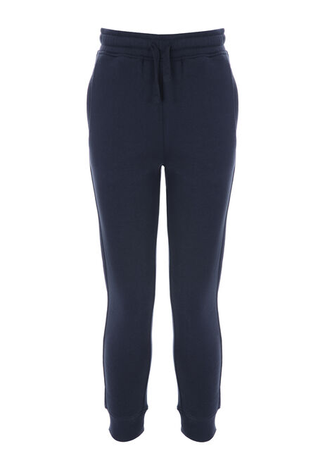 Older Boys Plain Navy Joggers