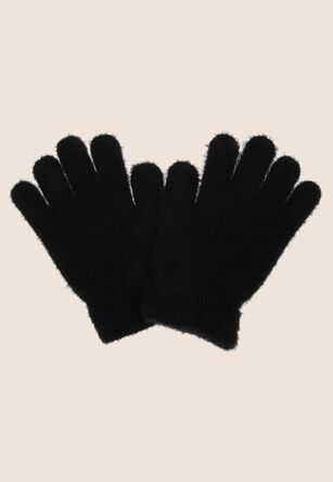 Older Girls 1pk Black Eyelash Gloves
