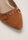Womens Tan & Gold Chain Slingback Pumps
