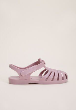 Younger Girls Pink Jelly Sandals