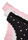Womens 3pk Pink Heart Print Thongs