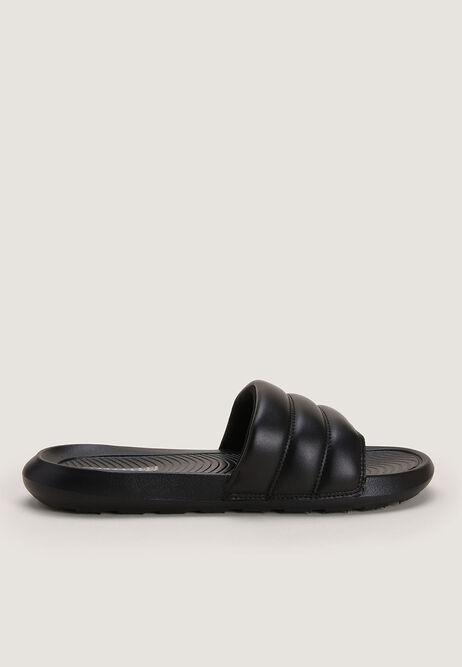 Mens Black Pool Sandal Sliders Peacocks