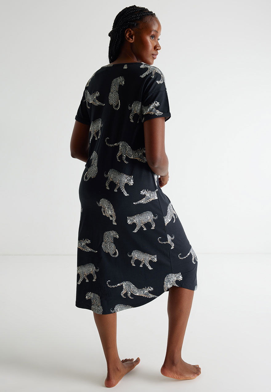 Womens black nightdress cheap