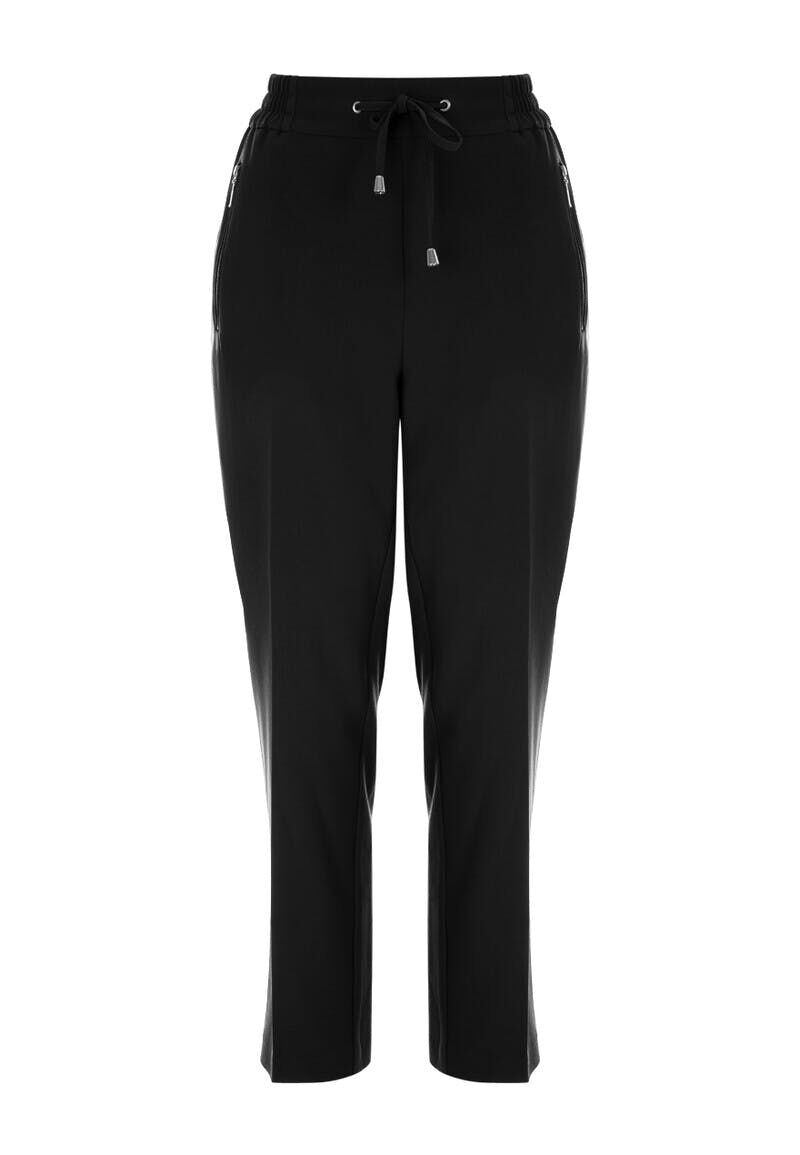 Black smart jogger trousers on sale