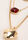 Womens Gold 3 Row Sparkle Gem Necklace