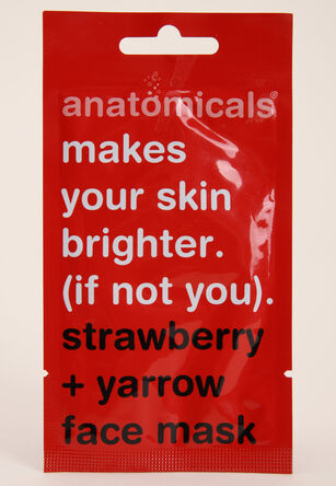 Womens Anatomicals Strawberry Face Mask