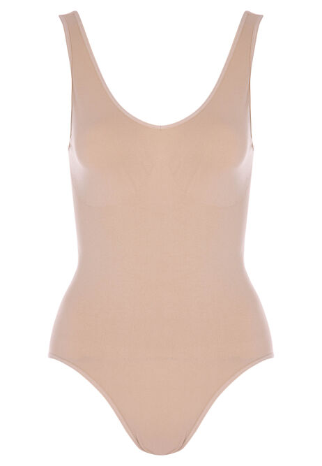 Womens Plain Nude Smoothing Body Suit