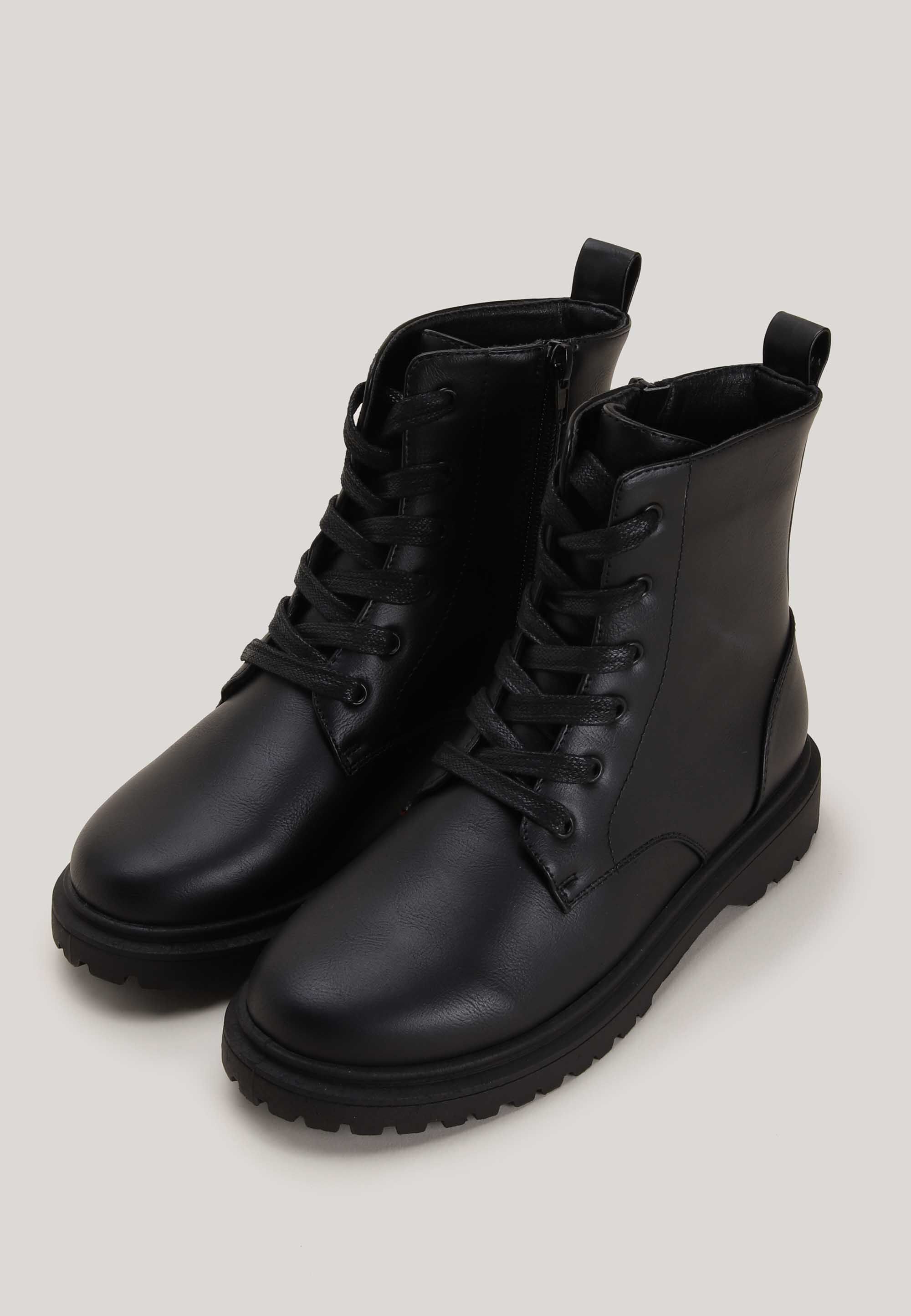 Girls black boots sale 2025