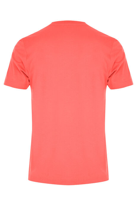 Mens Orange Basic T-Shirt