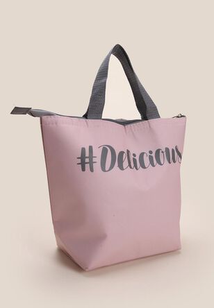 Womens Pink Delicious Lunch Bag