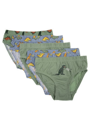 Jurassic World Dinosaurs Multipack Boys Underwear, Boxer Briefs-Size-6/7