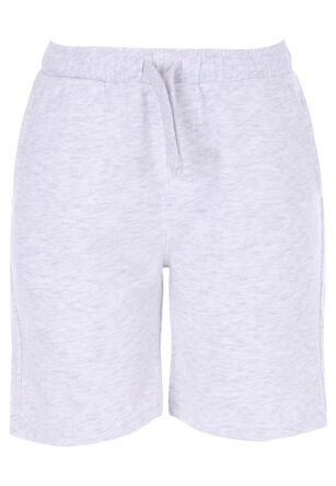 Younger Boys Grey Marl Drawstring Casual Shorts