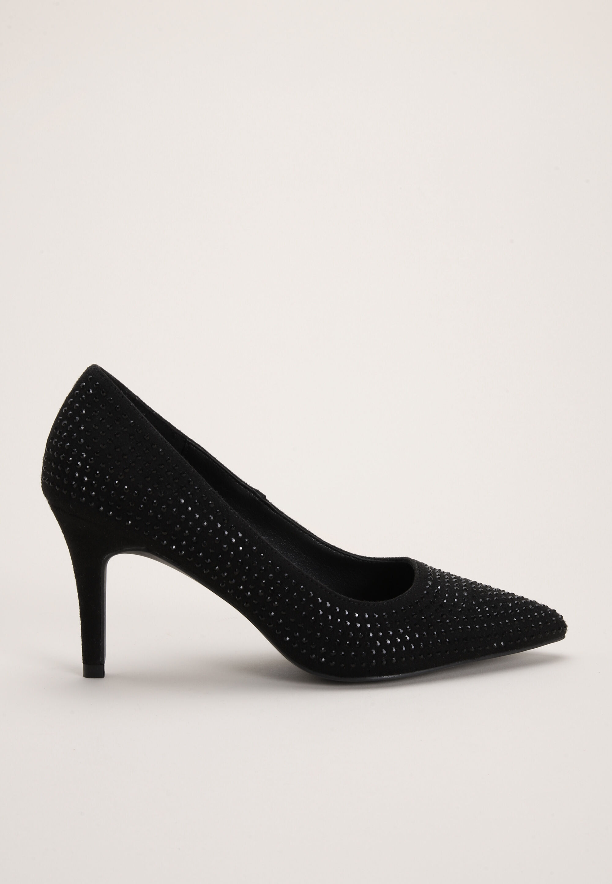 Womens black court shoes outlet