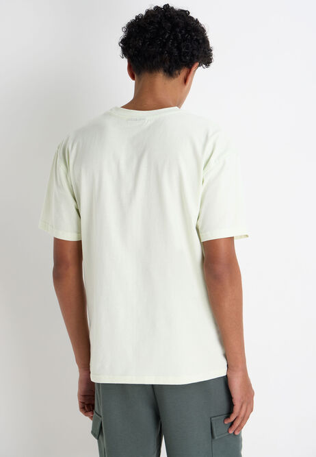 Older Boys Lime Minecraft Graphic Print T-Shirt