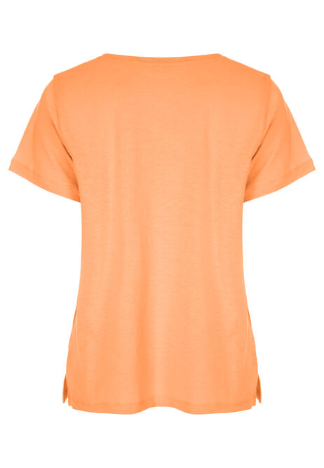 Womens Coral Loose Fit T-shirt