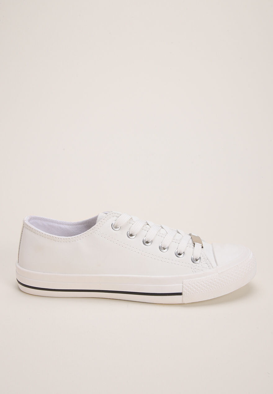 Peacocks white trainers store