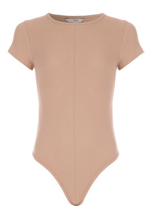 Older Girls Stone Ribbed Body Suit 