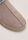 Womens Taupe Embroidered Slip-Ons