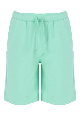 Older Boy Lime Basic Shorts