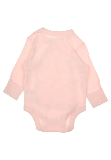 Baby Unisex Pink Rib Gift Set