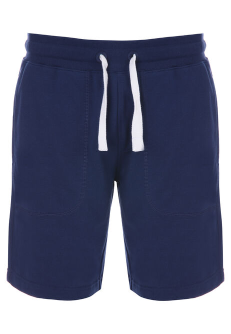 Mens Dark Blue Jersey Shorts