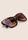 Womens Brown Patterned Chunky Retro Sunglasses