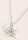 Womens Silver Make A Wish Double Star Chain Necklace 