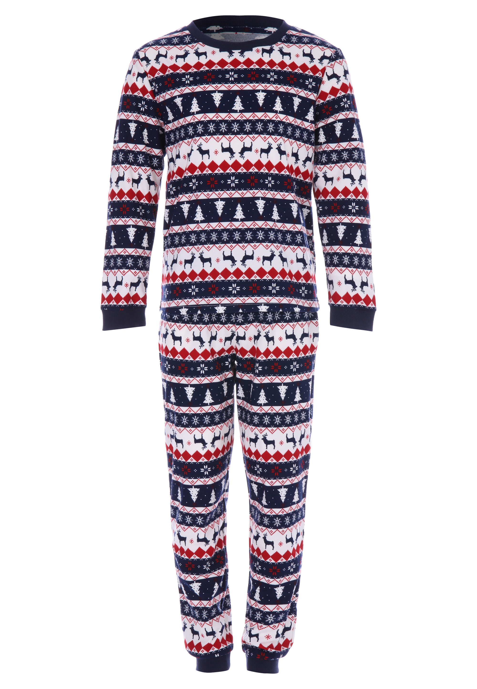 Blue fair isle pajamas clearance