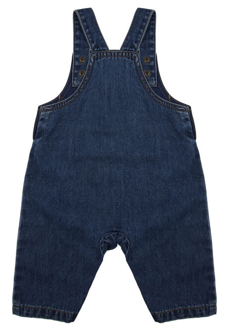 Baby Boy Dark Denim Dungaree Set