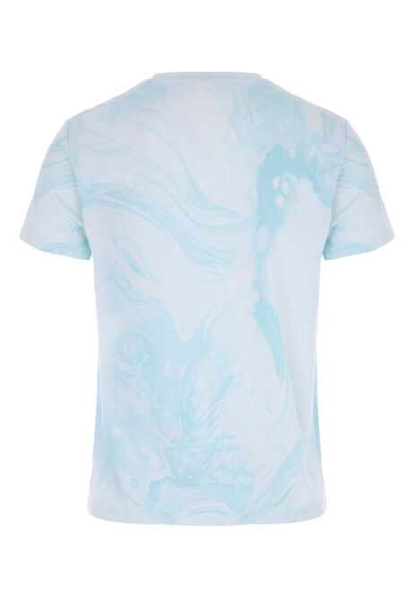 Mens Mint Tie Dye Crew T-shirt