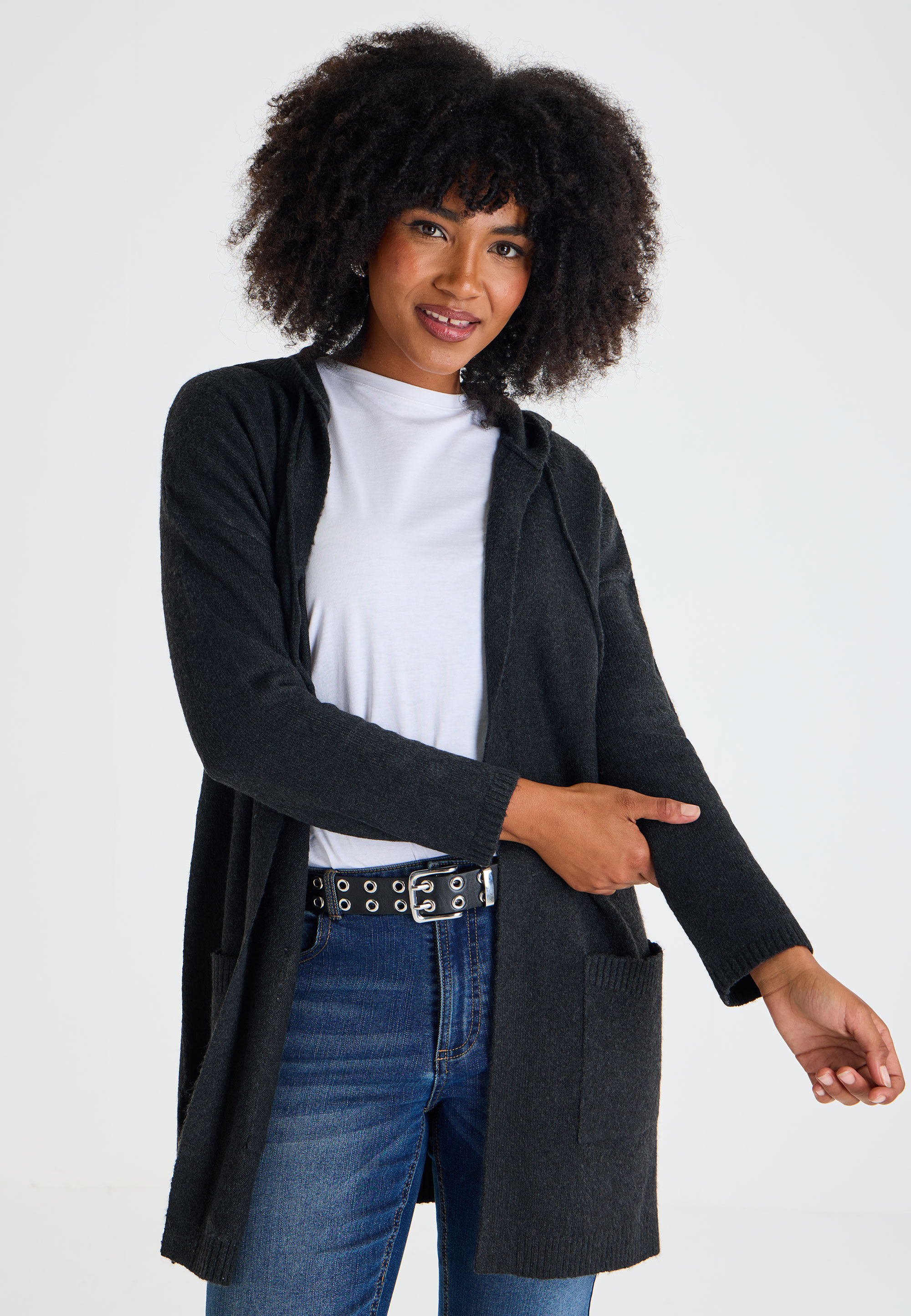 Peacocks black cardigan on sale