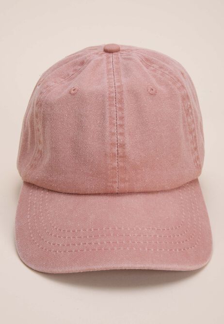 Womens Pink Denim Baseball Cap
